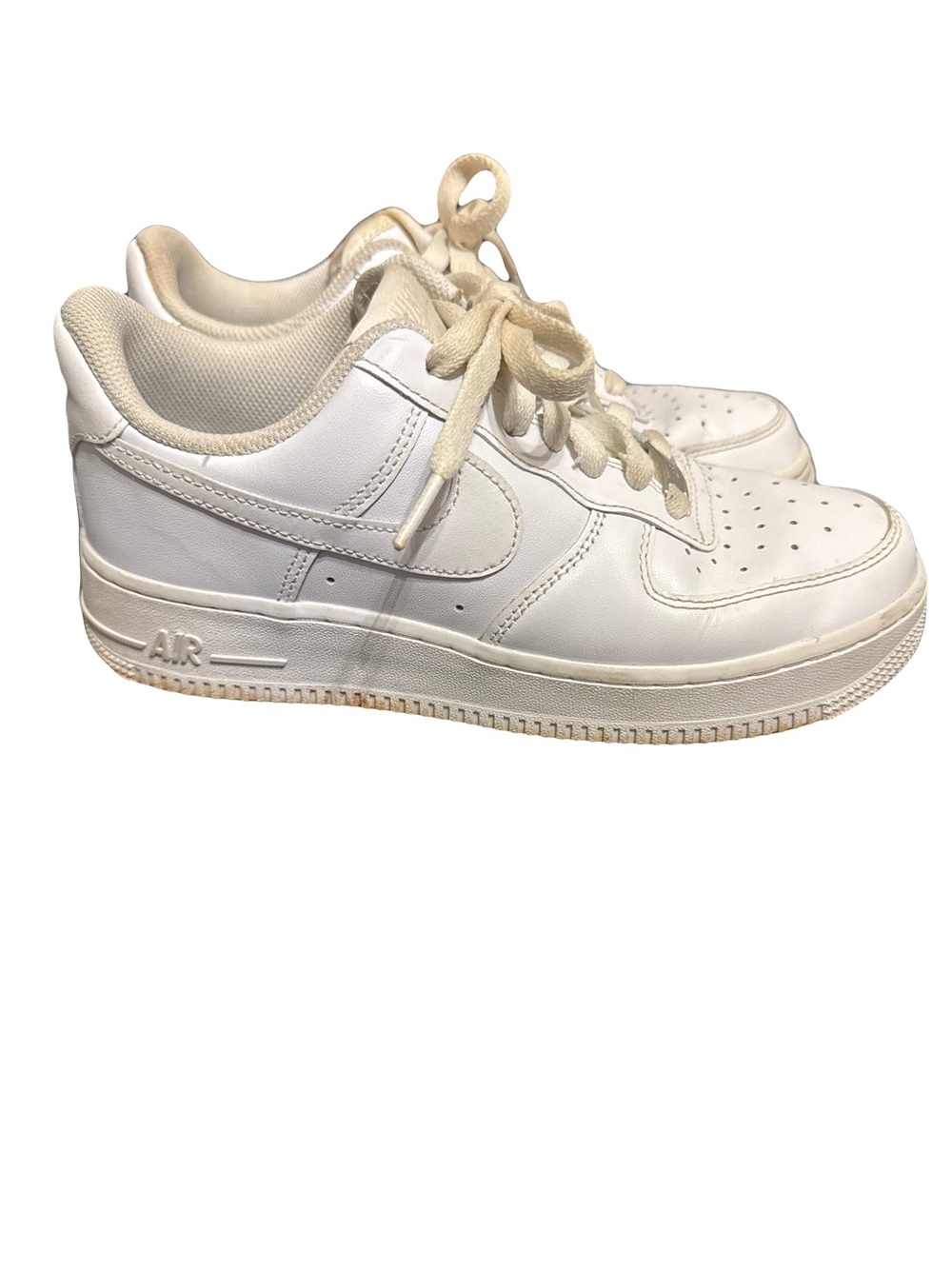 Women’s Nike Air Force 1~ White Low-Top Sneakers